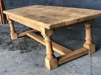 Antique Bleached Oak Coffee Table (6 of 9) Antique Bleached Oak Coffee Table (6 of 9)