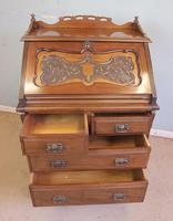 Antique Mahogany Small Bureau Writing Desk (9 of 11) Antique Mahogany Small Bureau Writing Desk (9 of 11)