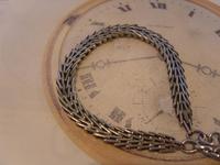 Antique Pocket Watch Chain 1890s Victorian Silver Nickel Herringbone Link Albert (5 of 11) Antique Pocket Watch Chain 1890s Victorian Silver Nickel Herringbone Link Albert (5 of 11)
