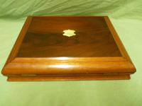 Flame Mahogany Jewel – Document Box + Tray c.1880 (8 of 12) Flame Mahogany Jewel – Document Box + Tray c.1880 (8 of 12)