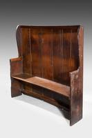 George III Period Oak Settle (3 of 4) George III Period Oak Settle (3 of 4)