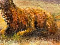 Oil Painting Scottish Stags "Denizens of the Highlands" Signed Wendy Reeves (42 of 45) Oil Painting Scottish Stags "Denizens of the Highlands" Signed Wendy Reeves (42 of 45)
