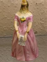 Rare Royal Worcester Porcelain CANDLE-SNUFFER – ‘Jenny Lind’ (Confidence) in pink, 1923 (2 of 3) Rare Royal Worcester Porcelain CANDLE-SNUFFER – ‘Jenny Lind’ (Confidence) in pink, 1923 (2 of 3)