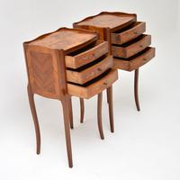 Pair of Antique French Inlaid Marquetry Bedside Tables (3 of 10) Pair of Antique French Inlaid Marquetry Bedside Tables (3 of 10)