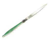 Antique Victorian Sterling Silver & Green Enamel Letter Knife 1899 (8 of 8) Antique Victorian Sterling Silver & Green Enamel Letter Knife 1899 (8 of 8)