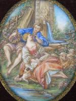 Beautiful Miniature Painting after Boucher Courting Couple (4 of 5) Beautiful Miniature Painting after Boucher Courting Couple (4 of 5)
