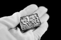 Rare Antique Georgian Solid Silver Vinaigrette Figural Scene with Animals & Harp "Orpheus Enchanting Animals"- Joseph Taylor 1827 (7 of 18) Rare Antique Georgian Solid Silver Vinaigrette Figural Scene with Animals & Harp "Orpheus Enchanting Animals"- Joseph Taylor 1827 (7 of 18)