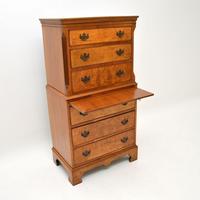 Antique Burr Walnut Chest on Chest of Drawers (7 of 11) Antique Burr Walnut Chest on Chest of Drawers (7 of 11)