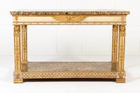 Large Important 19th Century Italian Console Table