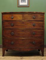 Antique 19th century Mahogany Bow Chest of Drawers, Country House Chest (2 of 18) Antique 19th century Mahogany Bow Chest of Drawers, Country House Chest (2 of 18)