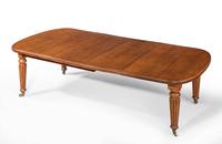 Late Regency Period Mahogany Extending Dining Table with Reeded Decoration (2 of 5) Late Regency Period Mahogany Extending Dining Table with Reeded Decoration (2 of 5)