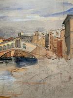 Large Early 1900s Venetian Venice Landscape Watercolour Study Sketch Painting (4 of 14) Large Early 1900s Venetian Venice Landscape Watercolour Study Sketch Painting (4 of 14)
