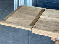 Superb Rustic Large Bleached Oak Farmhouse Table with Extensions (30 of 36) Superb Rustic Large Bleached Oak Farmhouse Table with Extensions (30 of 36)
