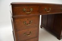 Georgian Style Mahogany Leather Top Pedestal Desk (7 of 12) Georgian Style Mahogany Leather Top Pedestal Desk (7 of 12)