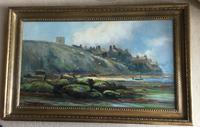 Henry Hadfield Cubley Oil Painting ‘Whitby from the Shore’ (2 of 3) Henry Hadfield Cubley Oil Painting ‘Whitby from the Shore’ (2 of 3)