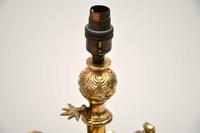 Large Antique Gilt Metal Flagon Lamp (8 of 12) Large Antique Gilt Metal Flagon Lamp (8 of 12)