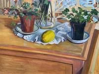 Stunning Original Art Deco Style Contemporary Figural Still Life Oil Painting (7 of 10) Stunning Original Art Deco Style Contemporary Figural Still Life Oil Painting (7 of 10)