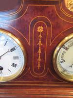 Top Quality Antique Inlaid Clock Barometer (5 of 10) Top Quality Antique Inlaid Clock Barometer (5 of 10)