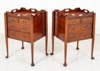 Pair of Mahogany Queen Anne Style Bedside Cabinets (3 of 12) Pair of Mahogany Queen Anne Style Bedside Cabinets (3 of 12)