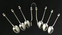 Cased Set of 6 Silver Plated Thistle Decoration Tea Spoons (3 of 4) Cased Set of 6 Silver Plated Thistle Decoration Tea Spoons (3 of 4)