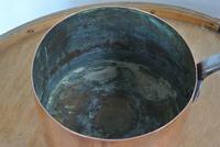 Quality Victorian Copper Saucepan & Lid Castellated Seam 8 Inch Diameter (7 of 7) Quality Victorian Copper Saucepan & Lid Castellated Seam 8 Inch Diameter (7 of 7)