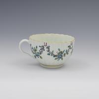 First Period Worcester Porcelain Fluted Cup & Saucer c.1770 (3 of 10) First Period Worcester Porcelain Fluted Cup & Saucer c.1770 (3 of 10)
