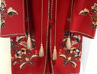 Very Unusual Vintage Felt Coat Decorated with Embroidery Possibly Turkish or Greek (3 of 7) Very Unusual Vintage Felt Coat Decorated with Embroidery Possibly Turkish or Greek (3 of 7)