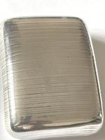 George III Silver Curved Snuff Box Joseph Willmore