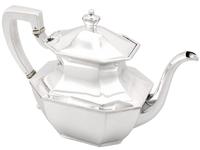 American Sterling Silver Six Piece Tea & Coffee Service - Queen Anne Style - Antique c.1900 (7 of 21) American Sterling Silver Six Piece Tea & Coffee Service - Queen Anne Style - Antique c.1900 (7 of 21)