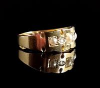 Victorian Rose Cut Diamond and Split Pearl Ring, 15ct Gold (4 of 12) Victorian Rose Cut Diamond and Split Pearl Ring, 15ct Gold (4 of 12)