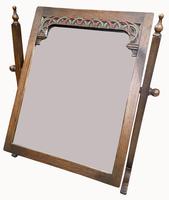 Early 20th Century Oak Toilet Mirror (4 of 5) Early 20th Century Oak Toilet Mirror (4 of 5)
