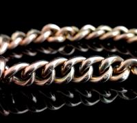Antique Victorian 9ct Rose Gold Curb Bracelet, Heart Padlock (6 of 13) Antique Victorian 9ct Rose Gold Curb Bracelet, Heart Padlock (6 of 13)