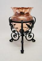 Art Nouveau Wrought Iron and Copper Planter, Jardinière (13 of 16) Art Nouveau Wrought Iron and Copper Planter, Jardinière (13 of 16)