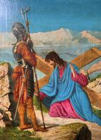Lovely 19th Century Religious Old Master Christ & Cross Oil Painting - Set 14 Available (4 of 19) Lovely 19th Century Religious Old Master Christ & Cross Oil Painting - Set 14 Available (4 of 19)