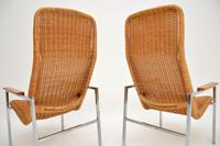 Pair of Vintage Chrome & Rattan Armchairs by Dirk Van Sliedrecht (11 of 11) Pair of Vintage Chrome & Rattan Armchairs by Dirk Van Sliedrecht (11 of 11)