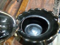 Jackfield Tea Pot. Clean--possibly a Cabinet item and not used. Nicely Decorated. (3 of 5) Jackfield Tea Pot. Clean--possibly a Cabinet item and not used. Nicely Decorated. (3 of 5)