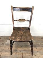 Pair of 19th Century Elm Bar Back Farmhouse Chairs (5 of 7) Pair of 19th Century Elm Bar Back Farmhouse Chairs (5 of 7)