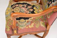 Pair of Antique Carolean Style Needlepoint Armchairs (9 of 12) Pair of Antique Carolean Style Needlepoint Armchairs (9 of 12)