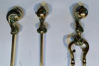 A Set of Brass Fire Irons (2 of 3) A Set of Brass Fire Irons (2 of 3)