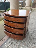 Antique Small Bow Fronted Chest of Drawers (3 of 4) Antique Small Bow Fronted Chest of Drawers (3 of 4)