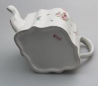 Very Pretty Georgian New Hall Porcelain Lozenge Teapot 195 c.1780 (8 of 8) Very Pretty Georgian New Hall Porcelain Lozenge Teapot 195 c.1780 (8 of 8)