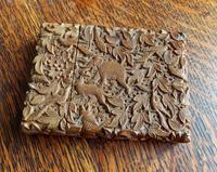 Rare Victorian Stunning Chinese Export Sandal Wood Carved Elephant Card Case (13 of 13) Rare Victorian Stunning Chinese Export Sandal Wood Carved Elephant Card Case (13 of 13)