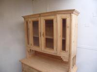 Lovely Art Deco 4 Door Antique Pine Glazed Kitchen Dresser To Paint/Wax (9 of 9) Lovely Art Deco 4 Door Antique Pine Glazed Kitchen Dresser To Paint/Wax (9 of 9)