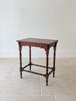 Antique Victorian Oak Jacobean Revival Occasional Table c.1890 (1 of 16)