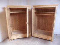Quality Pair of Antique Pine Traditional Knockdown Wardrobes to wax / paint (9 of 11) Quality Pair of Antique Pine Traditional Knockdown Wardrobes to wax / paint (9 of 11)
