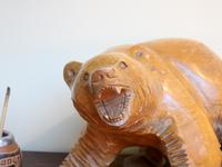1950s Japanese Wooden Bear Sculpture (4 of 5) 1950s Japanese Wooden Bear Sculpture (4 of 5)