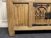 French Gothic Bleached Oak Sideboard (14 of 17) French Gothic Bleached Oak Sideboard (14 of 17)