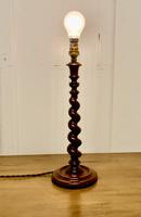 Lovely Oak Turned Barley Twist Table Lamp (2 of 4) Lovely Oak Turned Barley Twist Table Lamp (2 of 4)
