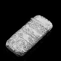 Antique Solid Silver Victorian Cigar Cheroot Case "Castle Top" Windsor Castle Design - Nathaniel Mills 1844 (3 of 12) Antique Solid Silver Victorian Cigar Cheroot Case "Castle Top" Windsor Castle Design - Nathaniel Mills 1844 (3 of 12)