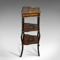 Antique Etagere, Italian, Mahogany, Boxwood, 3 Tier Whatnot, Victorian c.1900 (12 of 12) Antique Etagere, Italian, Mahogany, Boxwood, 3 Tier Whatnot, Victorian c.1900 (12 of 12)